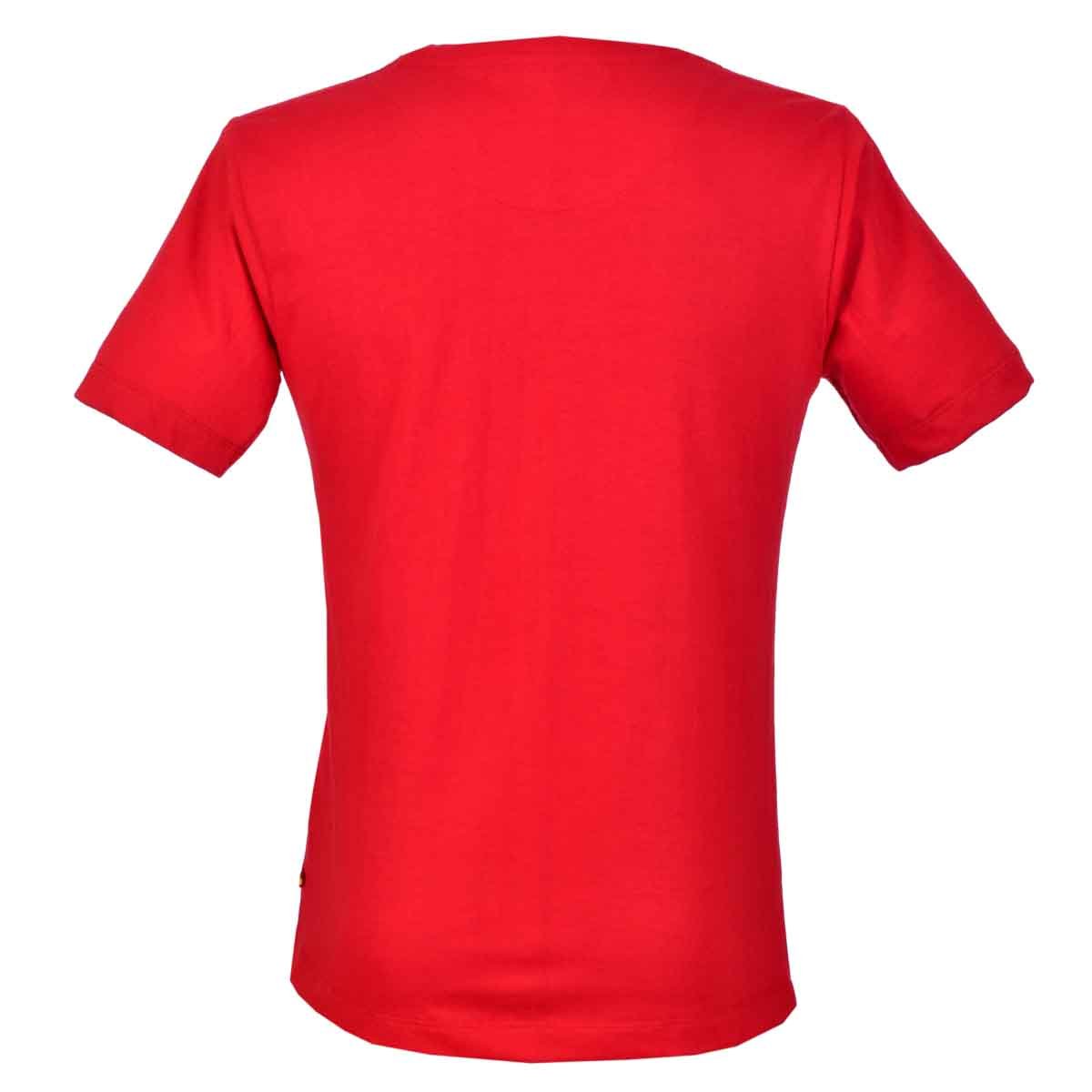 Playera Roja Cuello V Scandro