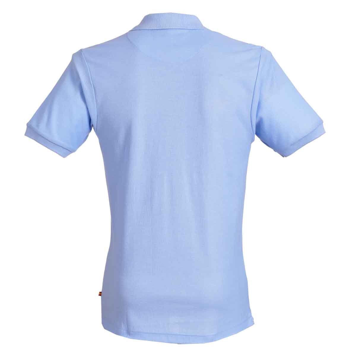 Playera Tipo Polo Azul Claro Scandro
