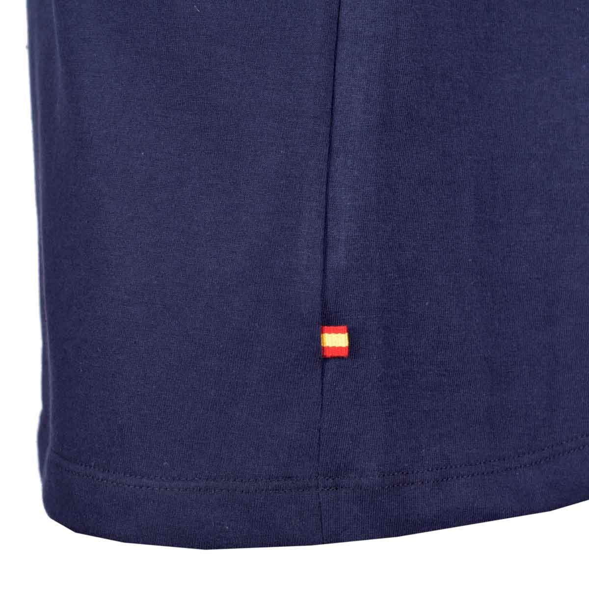 Playera Azul Obscuro Cuello Redondo Scandro