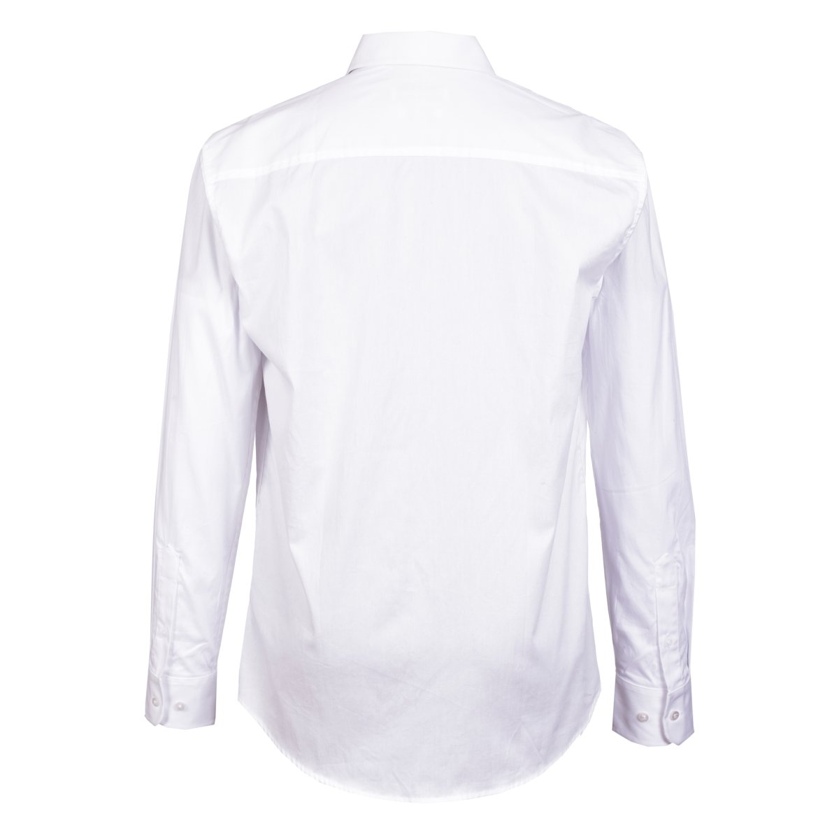 Camisa Blanca Lisa Manga Larga Scandro para Caballero