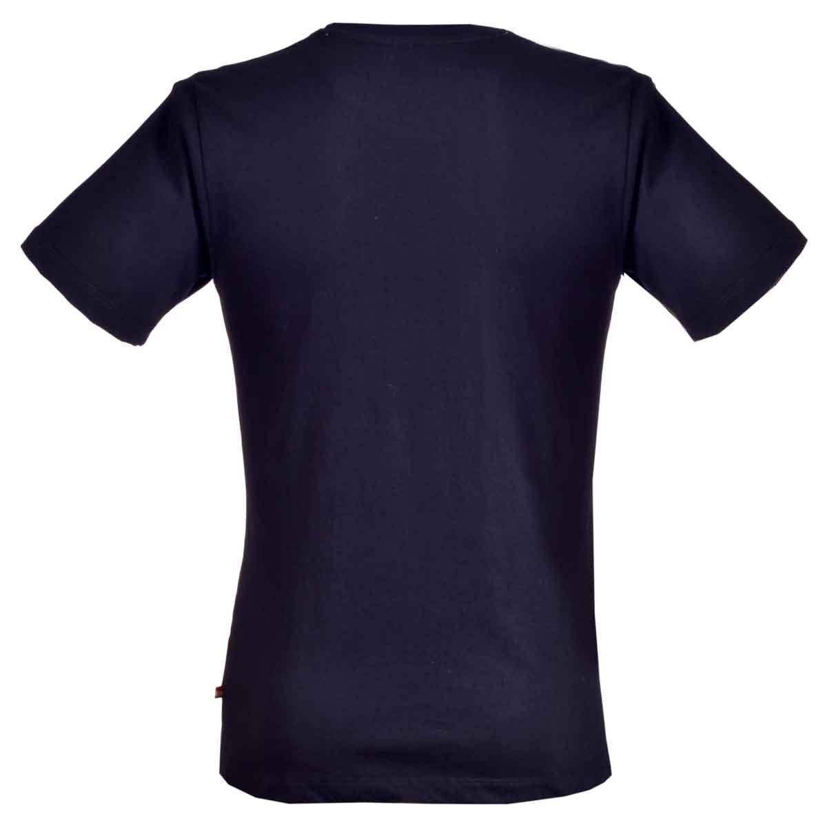 Playera Negra Cuello Redondo Scandro para Caballero