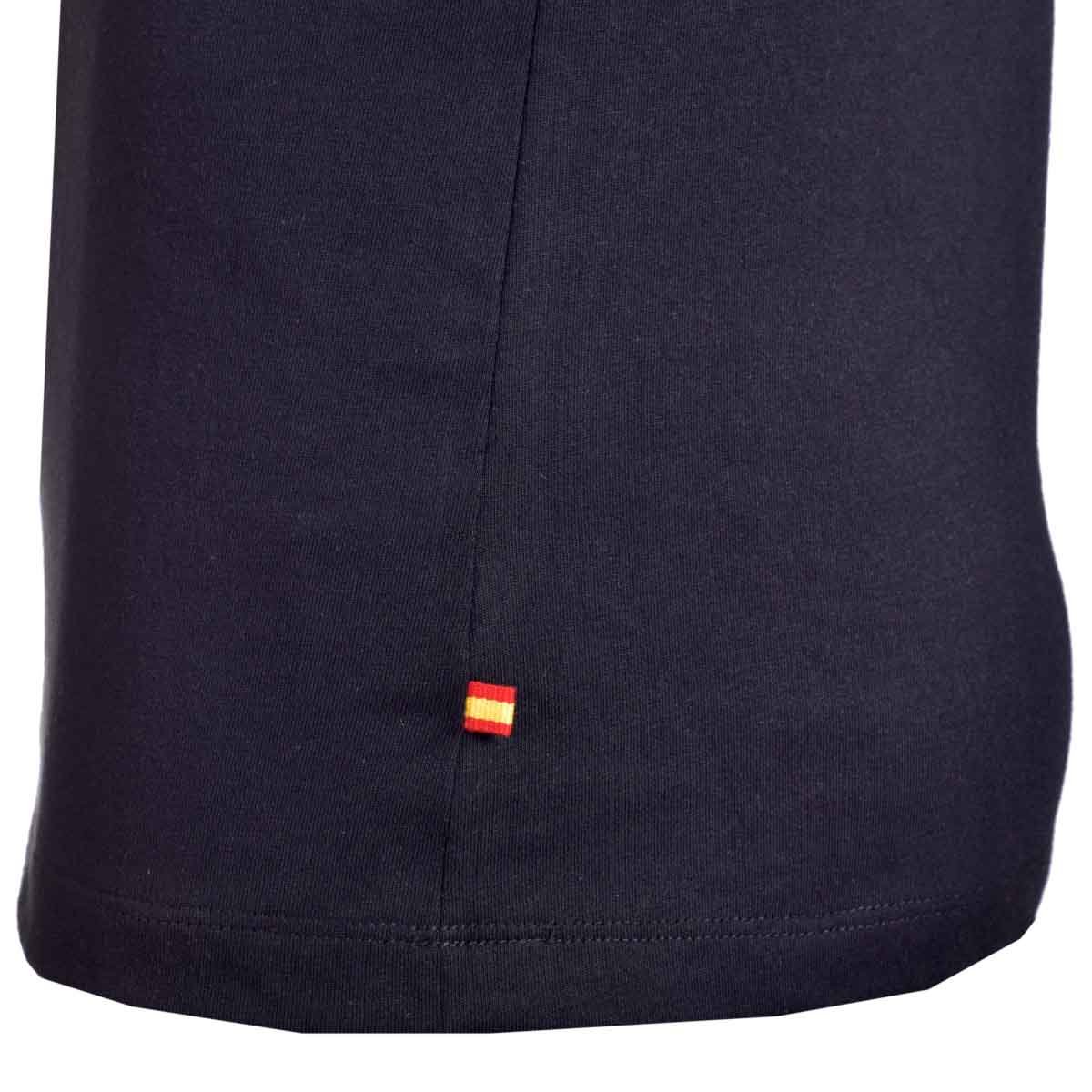 Playera Negra Cuello Redondo Scandro para Caballero