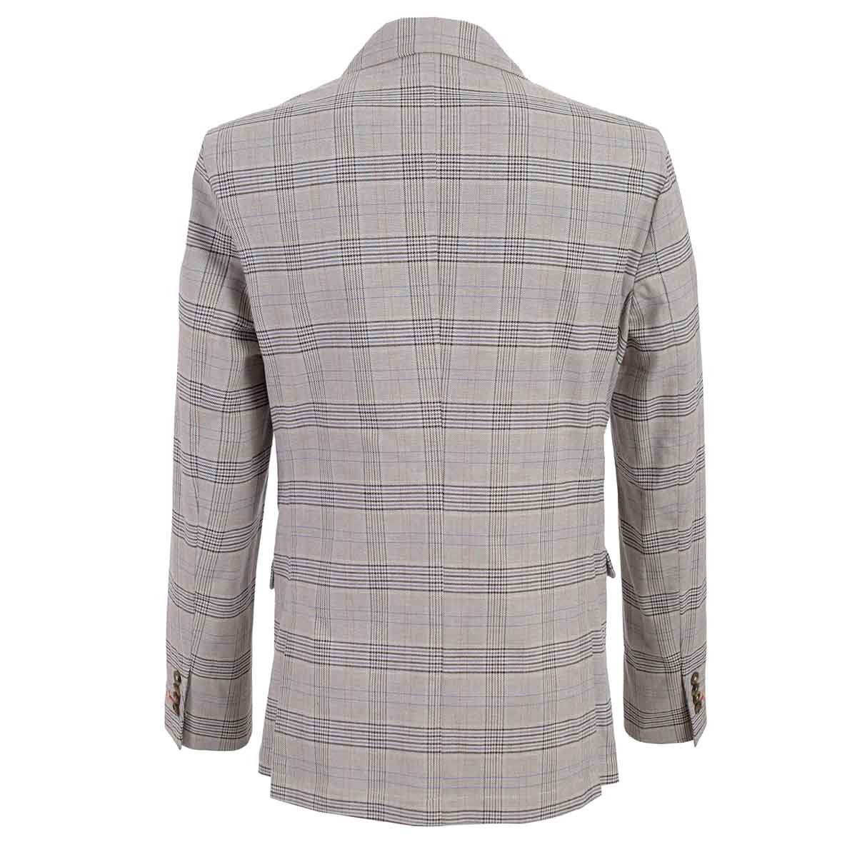 Saco Casual Café de Cuadros Scandro para Caballero