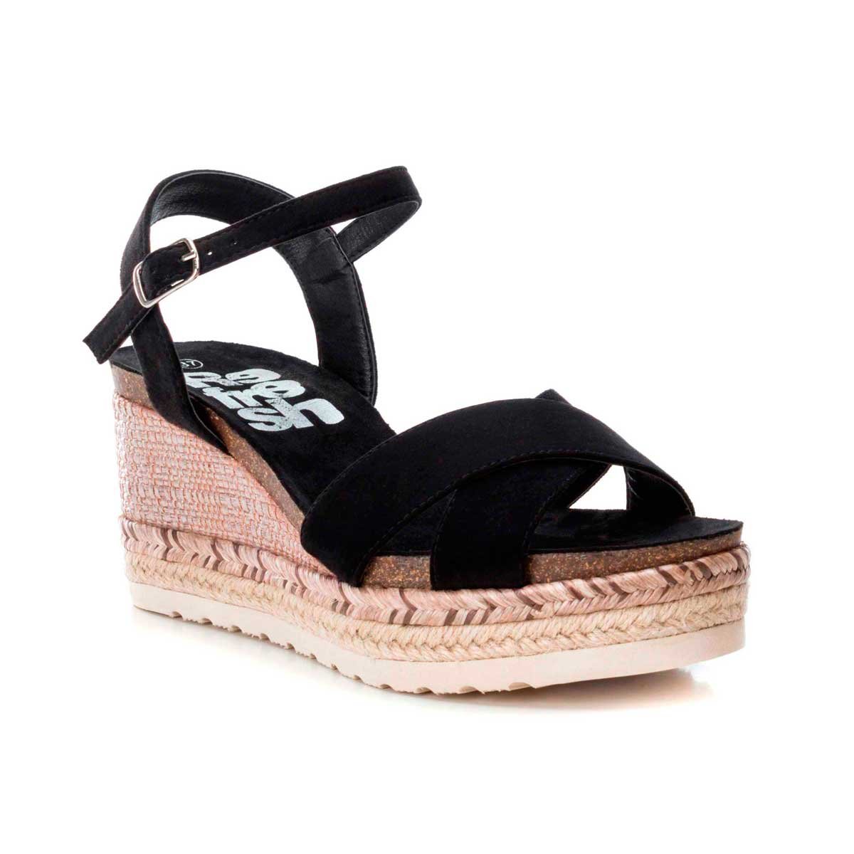 Sandalia Negro con Doble Ajuste Y Pulsera Xti