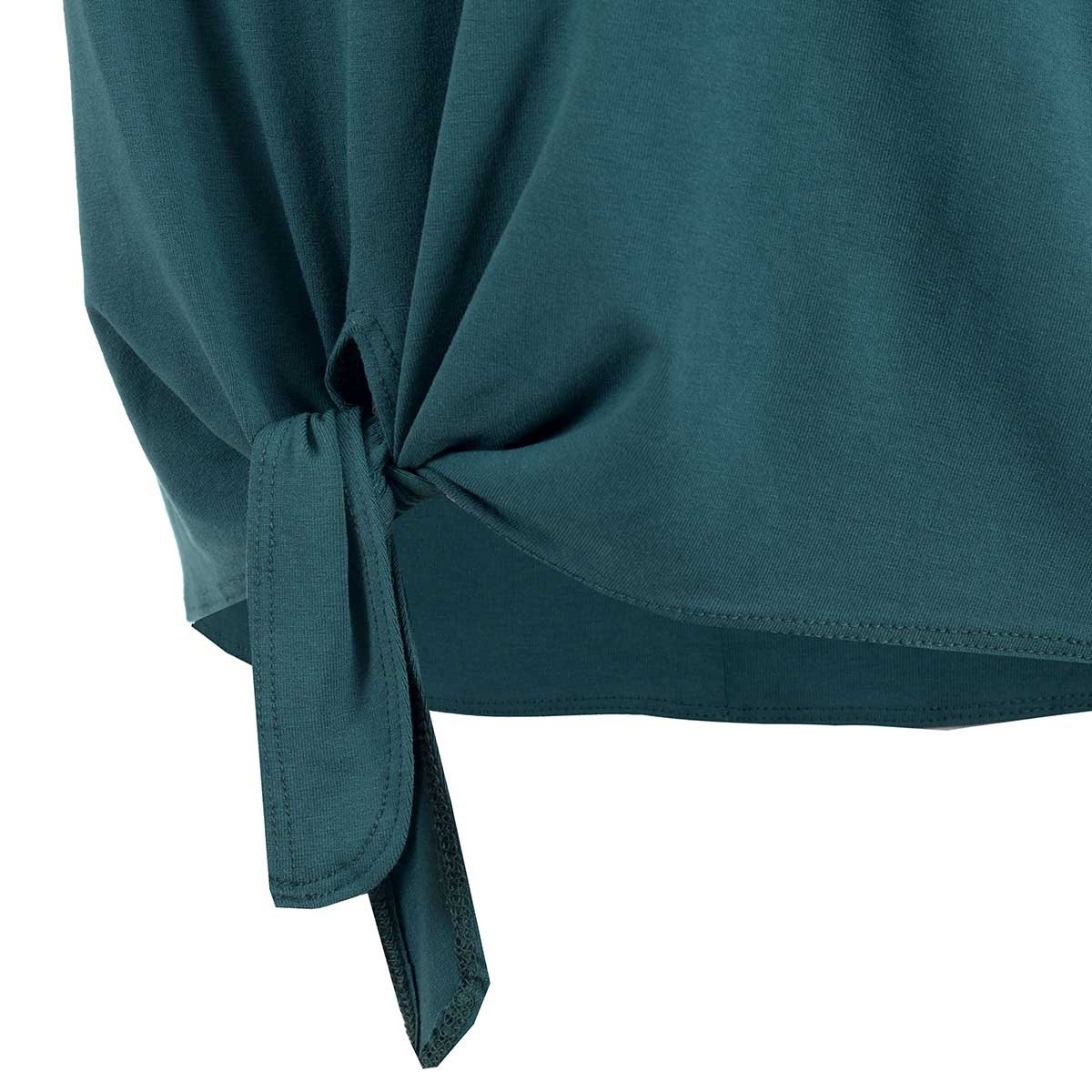 Playera Oversize con Nudo Fukka para Dama