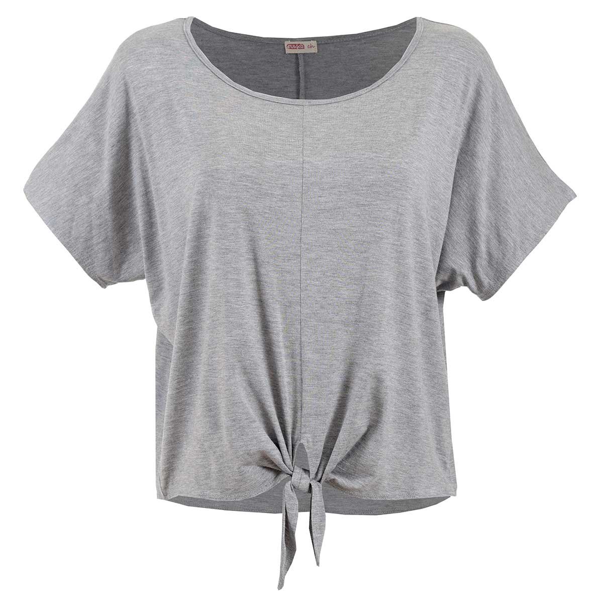 Playera Oversize con Nudo Fukka para Dama