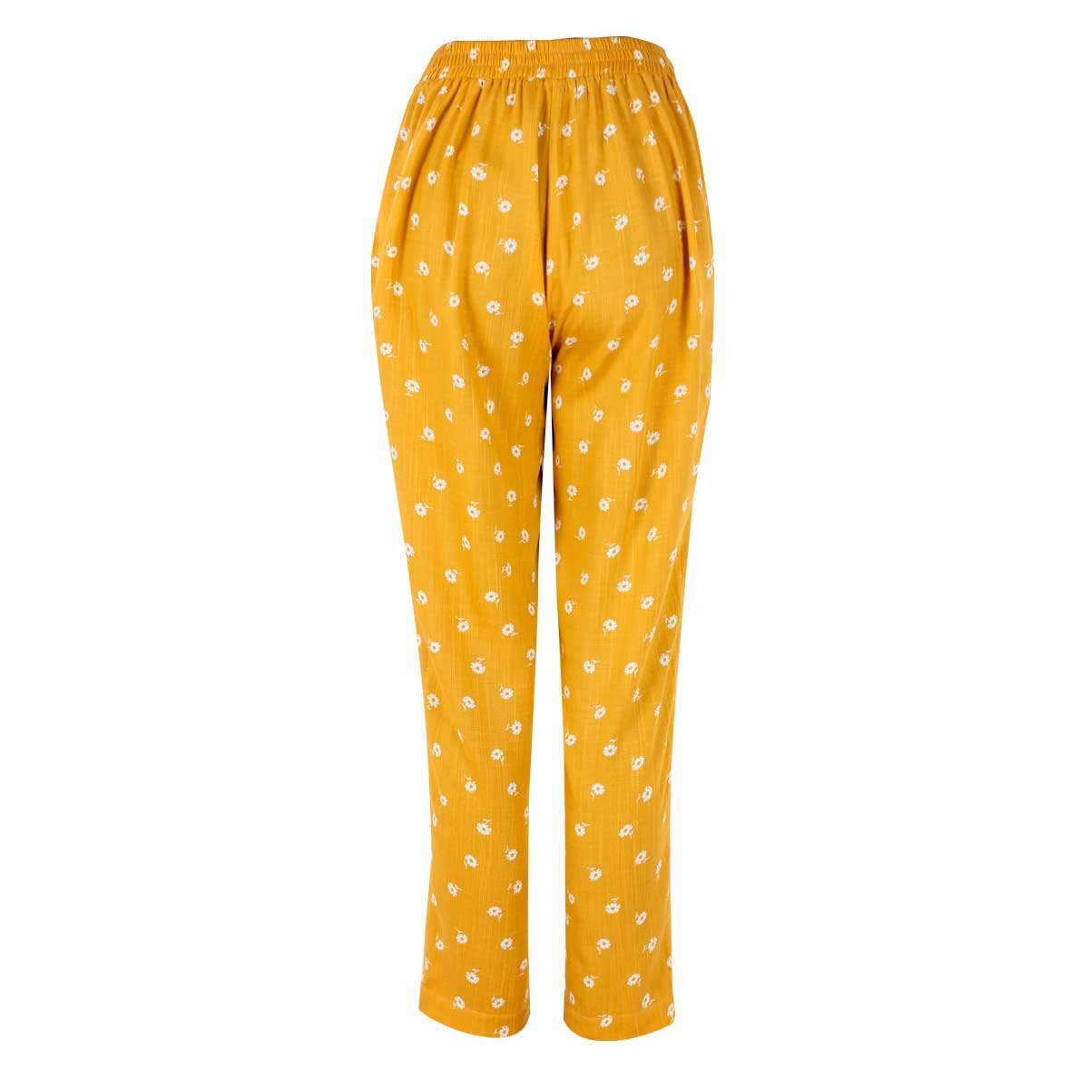 Pantalon Estampado de Flores con Jareta Just By Basel para Dama