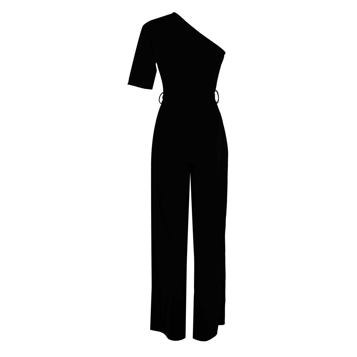 Jumpsuit de Manga Corta con Cinta City Femme