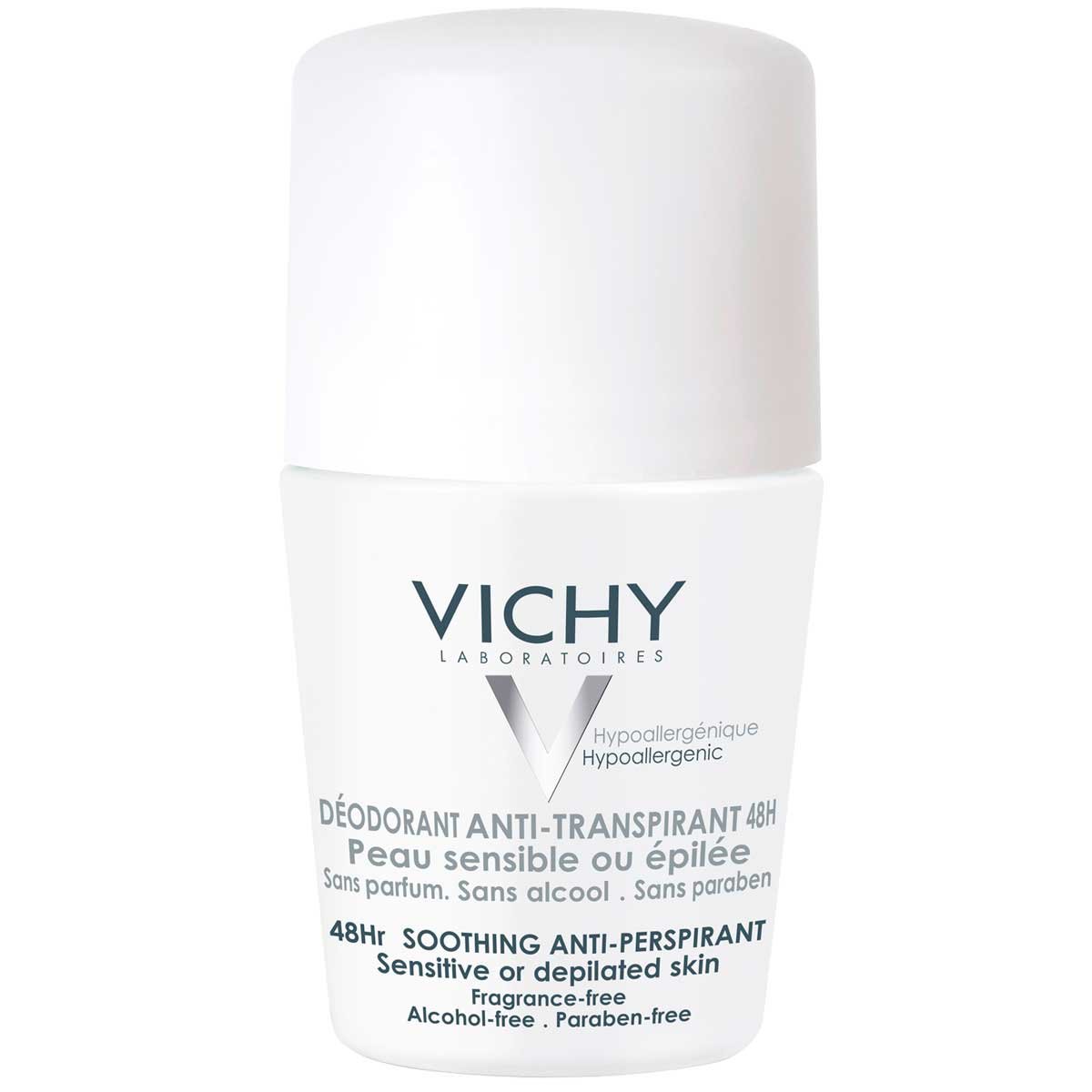 Anti-Transpirante Calmante para Piel Sensible 48H 50Ml Vichy