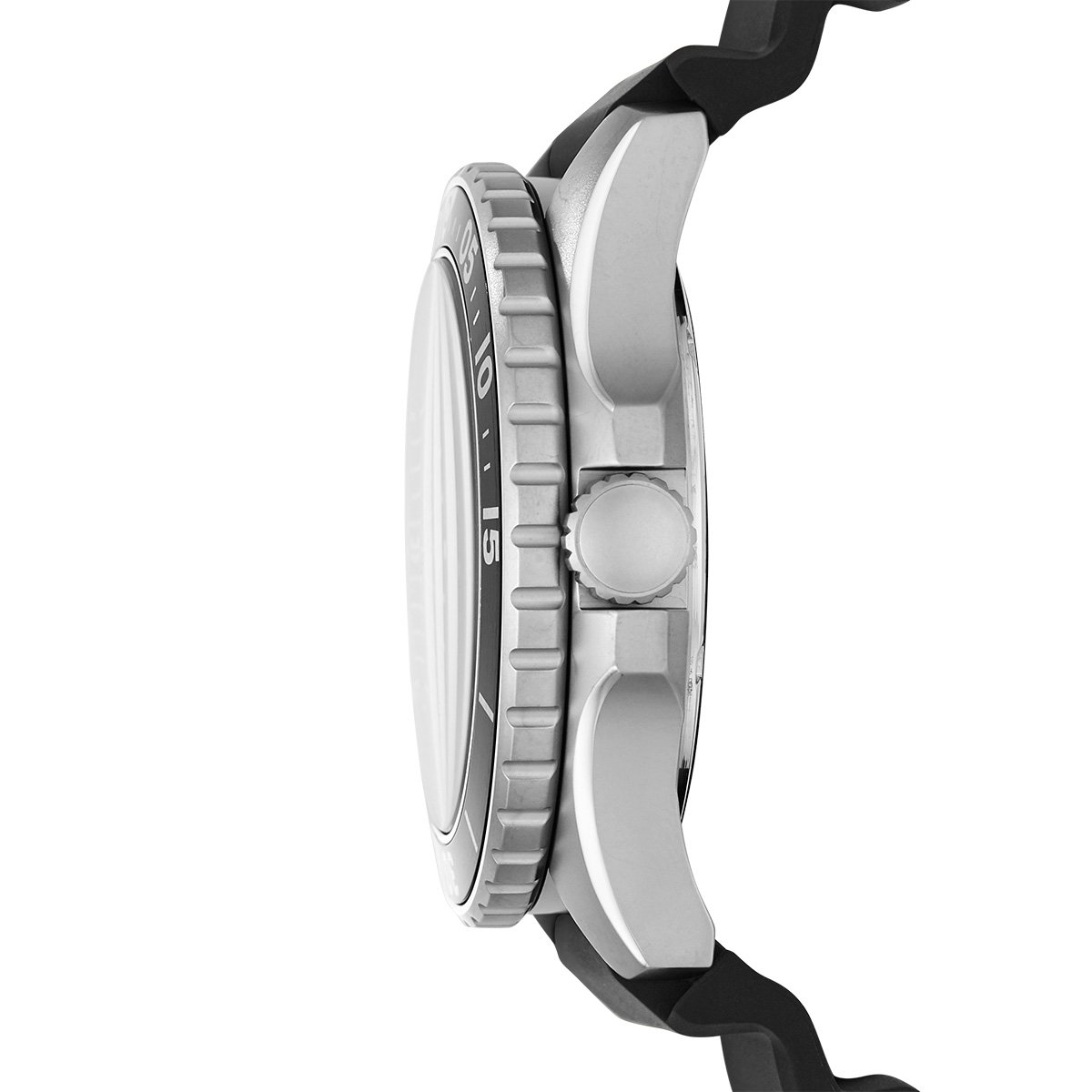 Reloj Negro de Silicón para Caballero Fossil