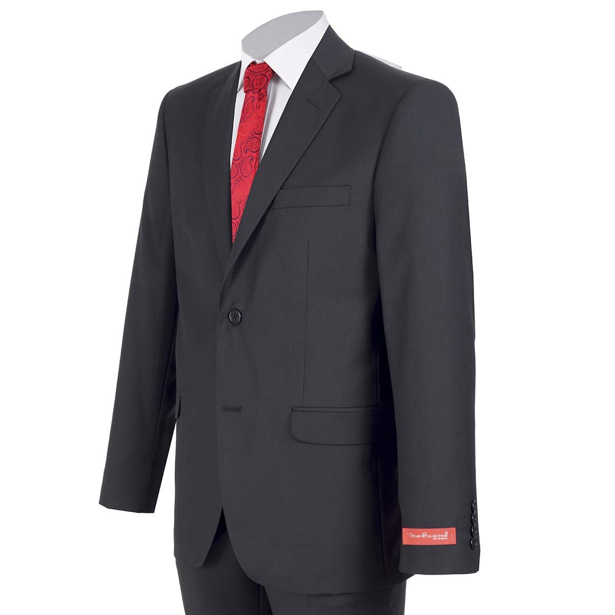 Traje Negro Slim Oscar Collection de Grupini para Caballero