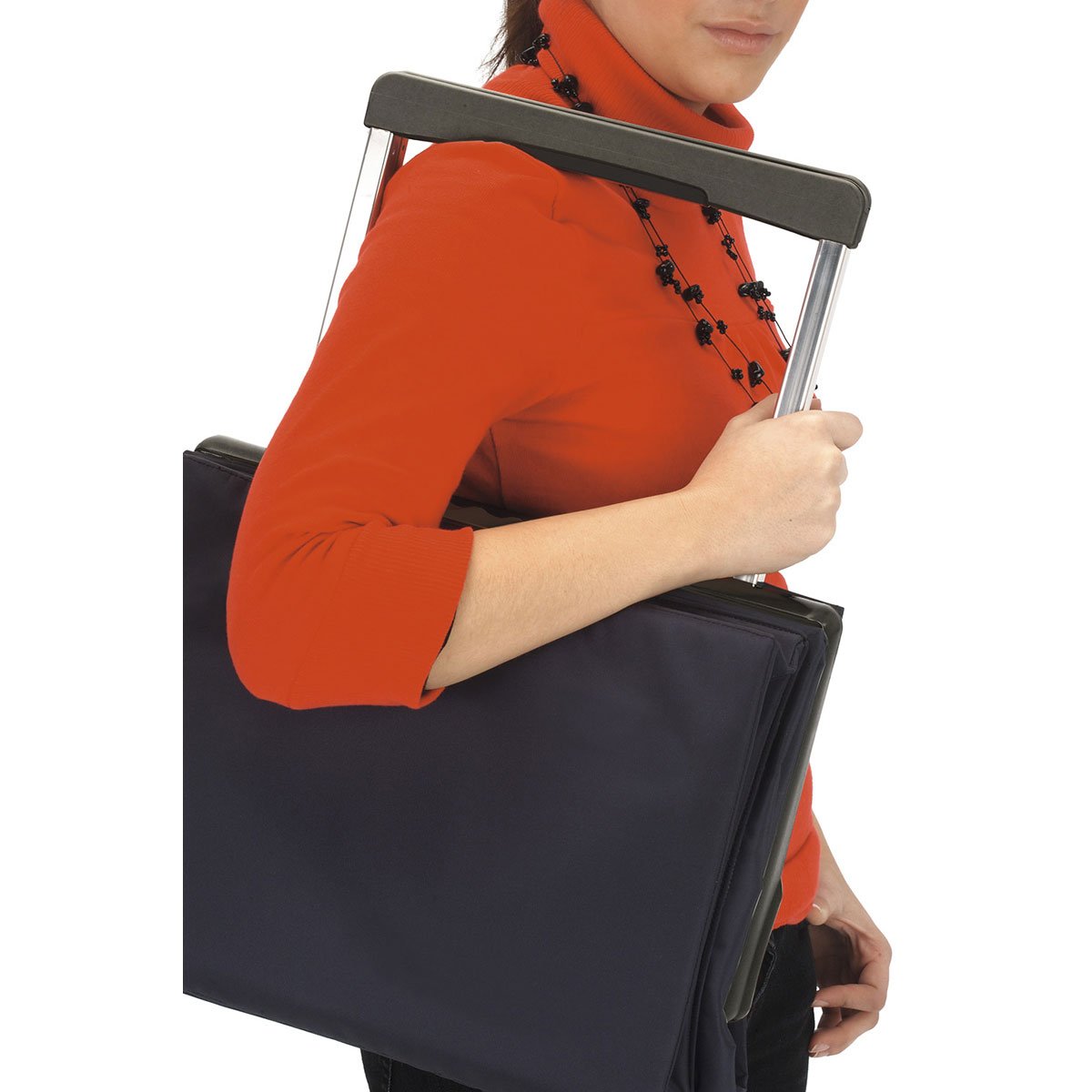 Carrito Azul para Mandado Pleglamatic Rolser