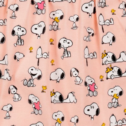 Blusa para Dama Rosa Manga Corta para Bebé Snoopy
