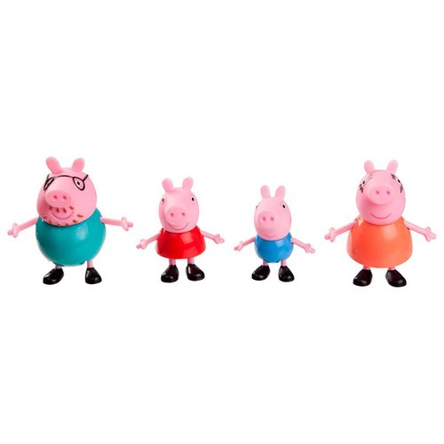 Peppa Pig Y Familia 4 Figuras