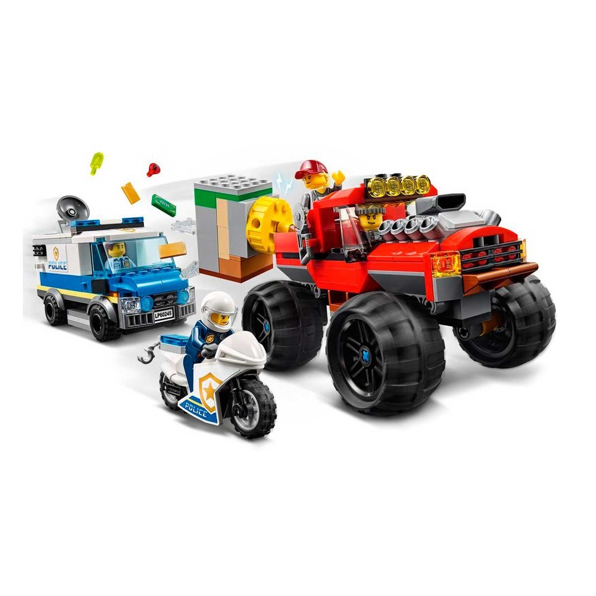 Policía: Asalto de la Camioneta Monstruo Lego City