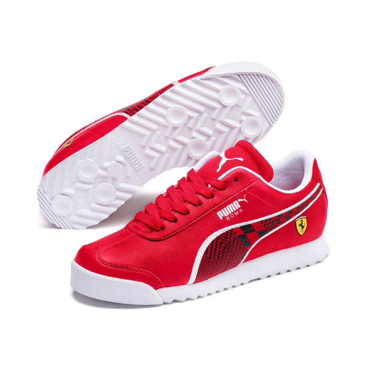 zapatos rojos puma