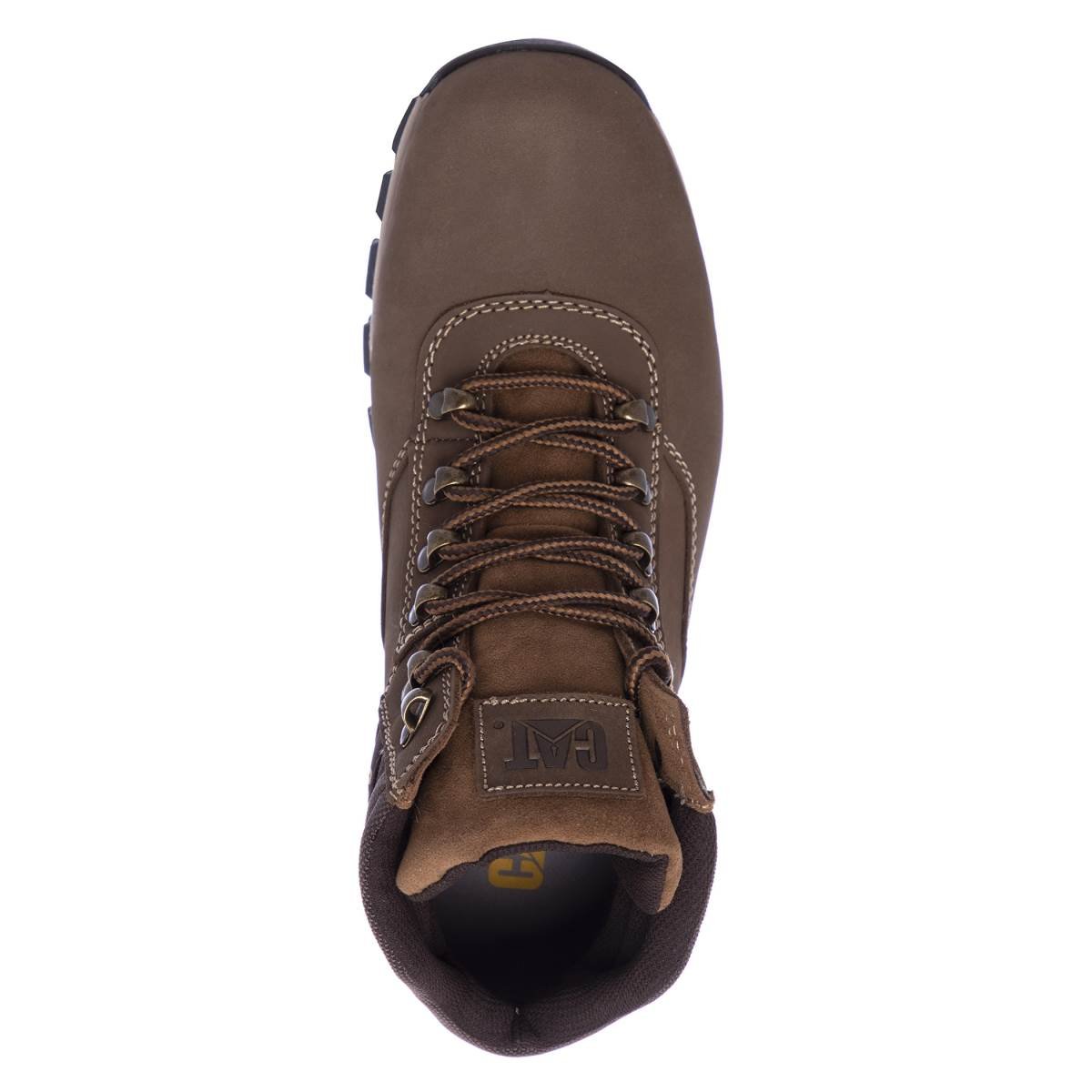 Bota de Piel Café Cat para Hombre