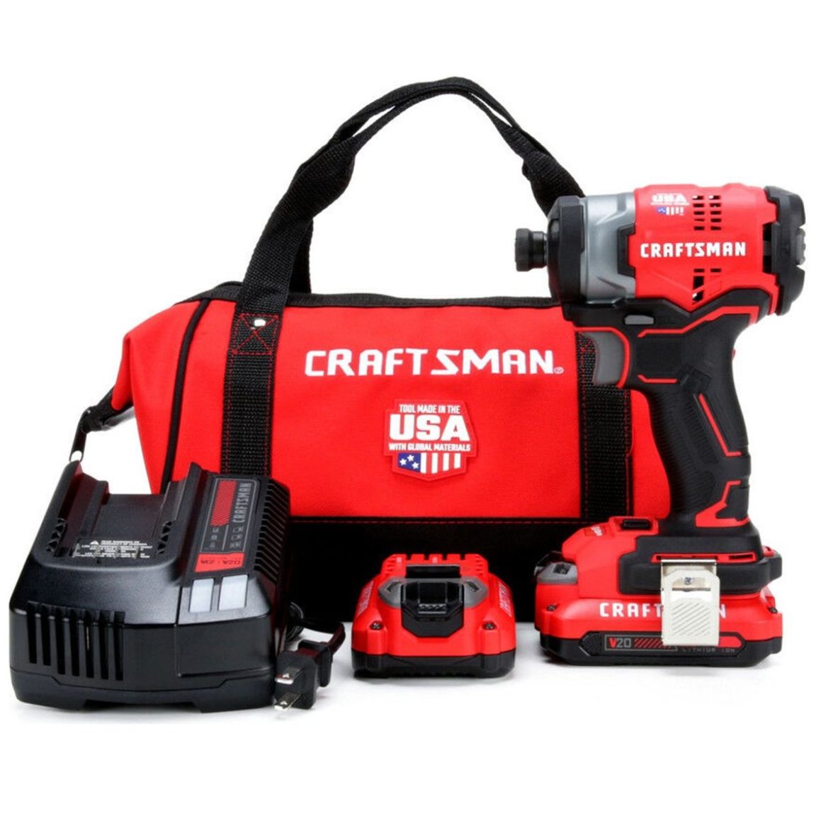 Llave de Impacto Sin Escobillas Inalámbrica Mando 1/4 Craftsman