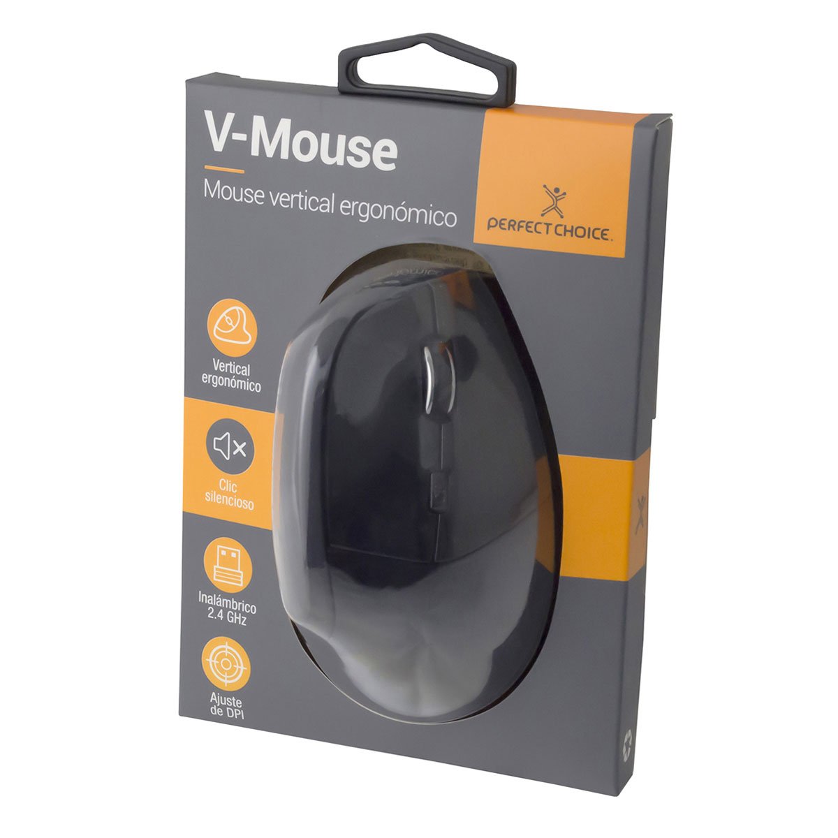 Mouse Vertical Ergonómico Perfect Choice