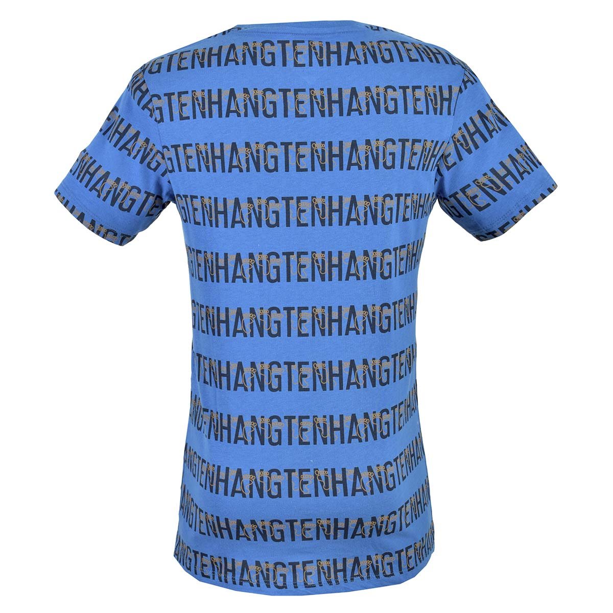 Playera Azul con Estampado de Letras Hang Ten para Caballero