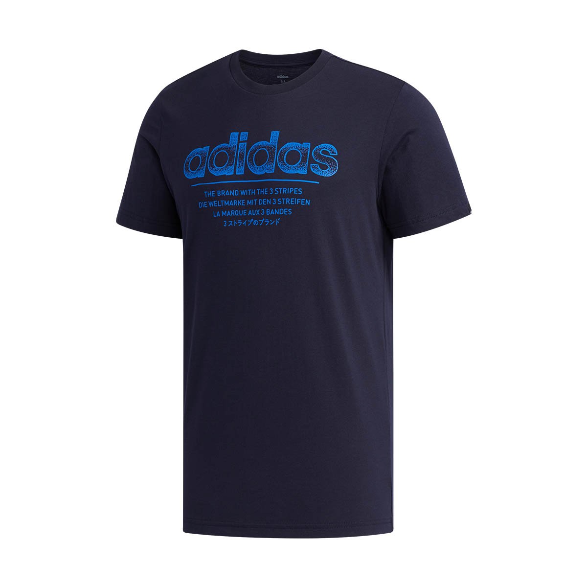 Playera Azul Training Adidas - Caballero