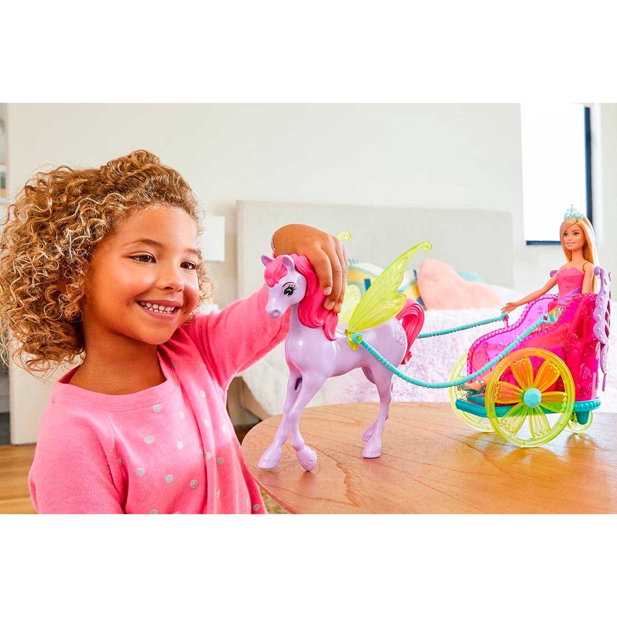 carruaje de barbie princesa