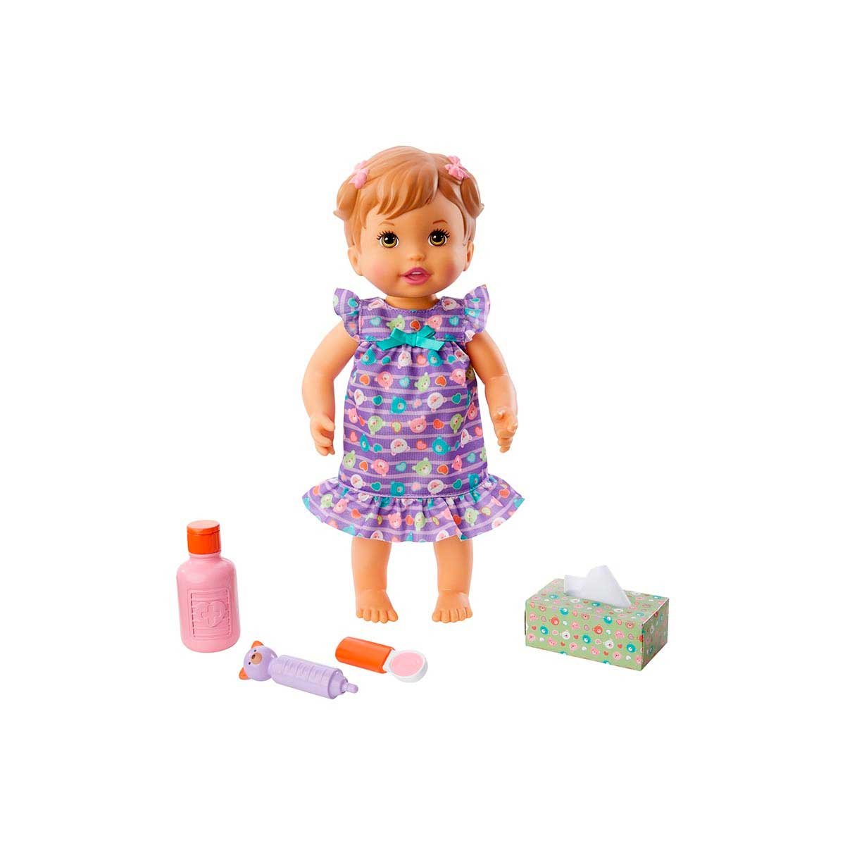 muñeca little mommy que hace popo