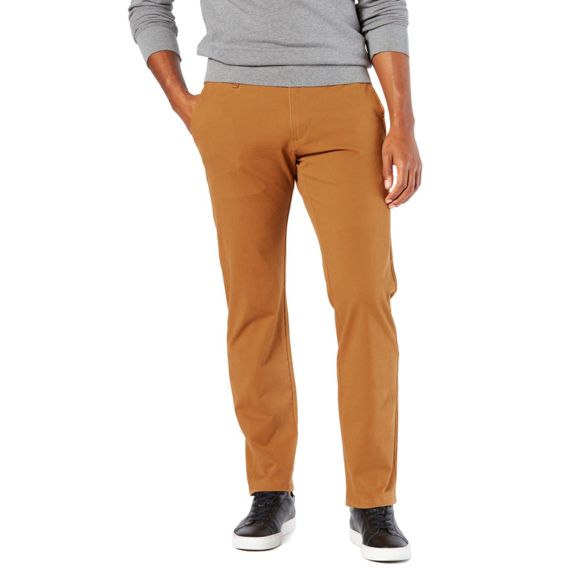 Pantalón Chino Slim Mostaza Ultimate 360 Dockers para Hombre