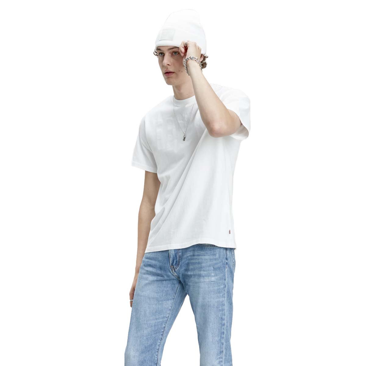 Playera Blanca Lisa Levi's® Relaxed Graphic Tee para Caballero
