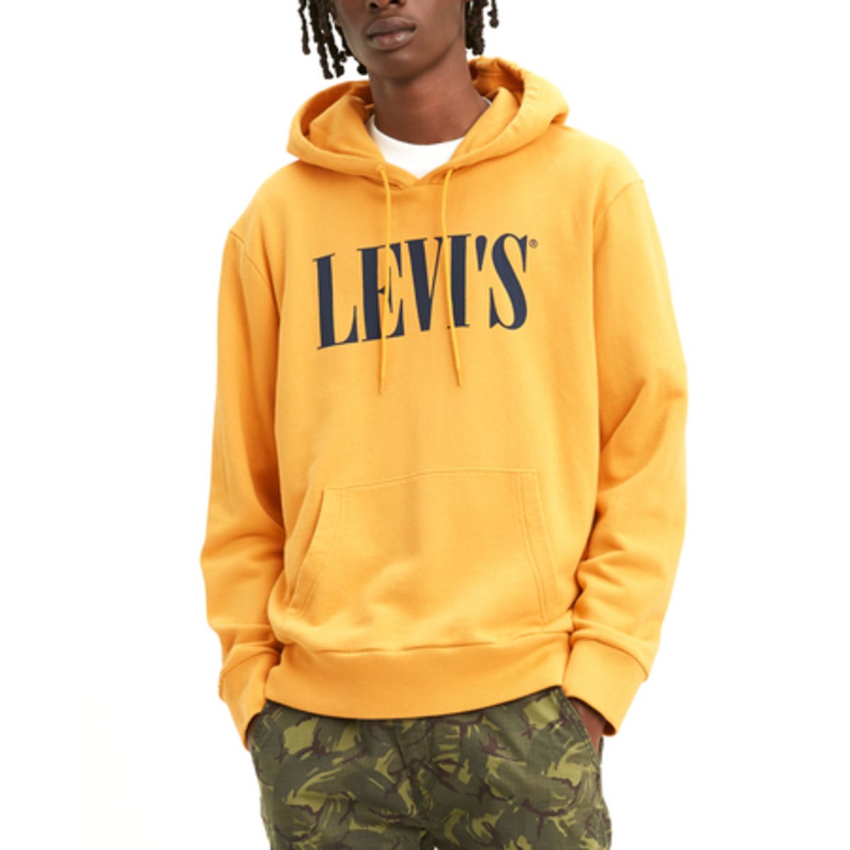 Sudadera Amarilla con Gorro Levi's® Graphic