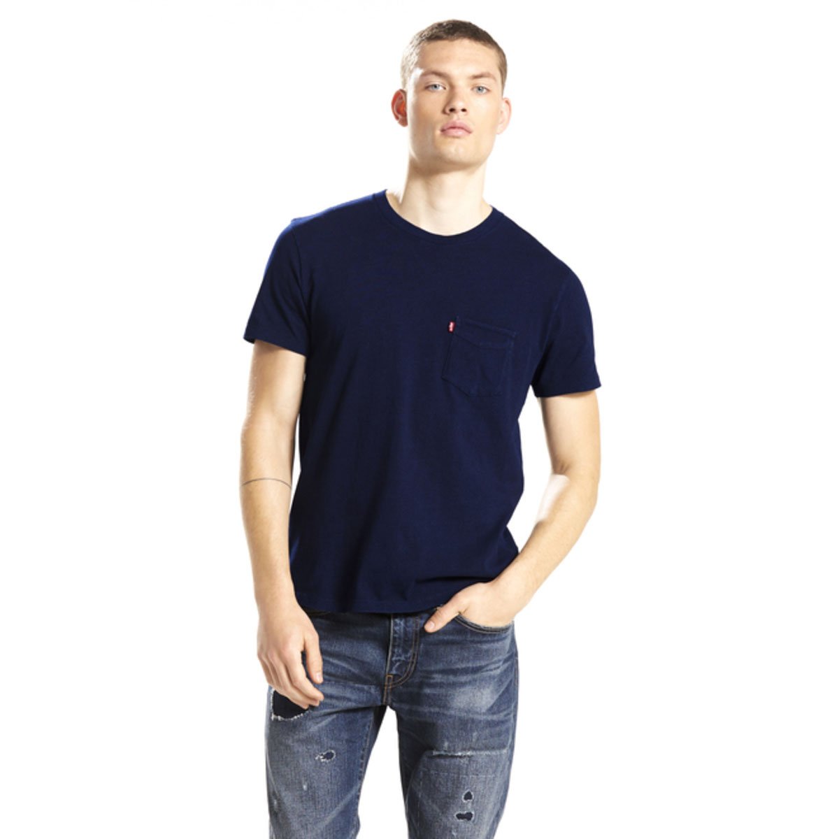 Playera levis azul marino new arrivals