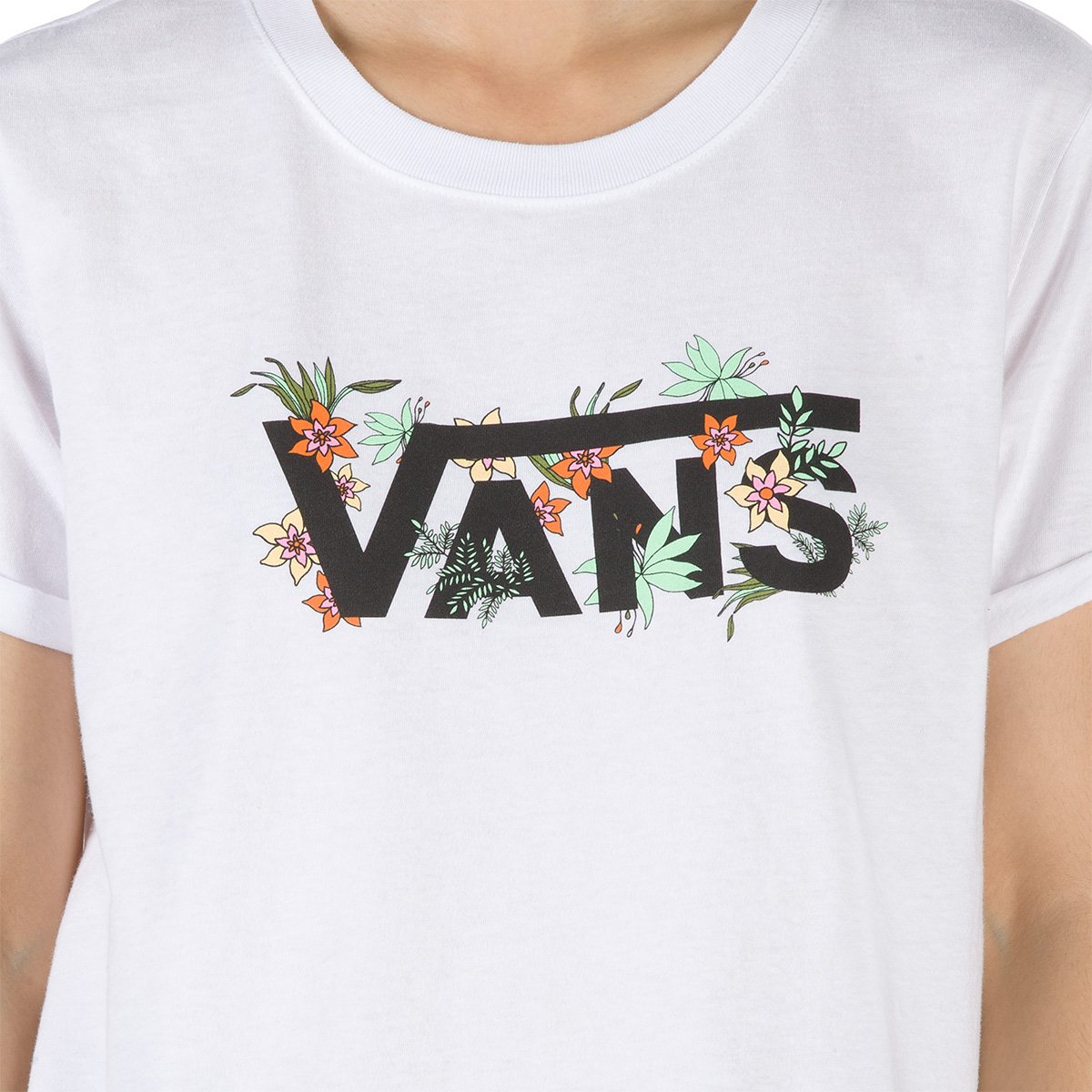 Playera con Logo de la Marca Vans para Dama