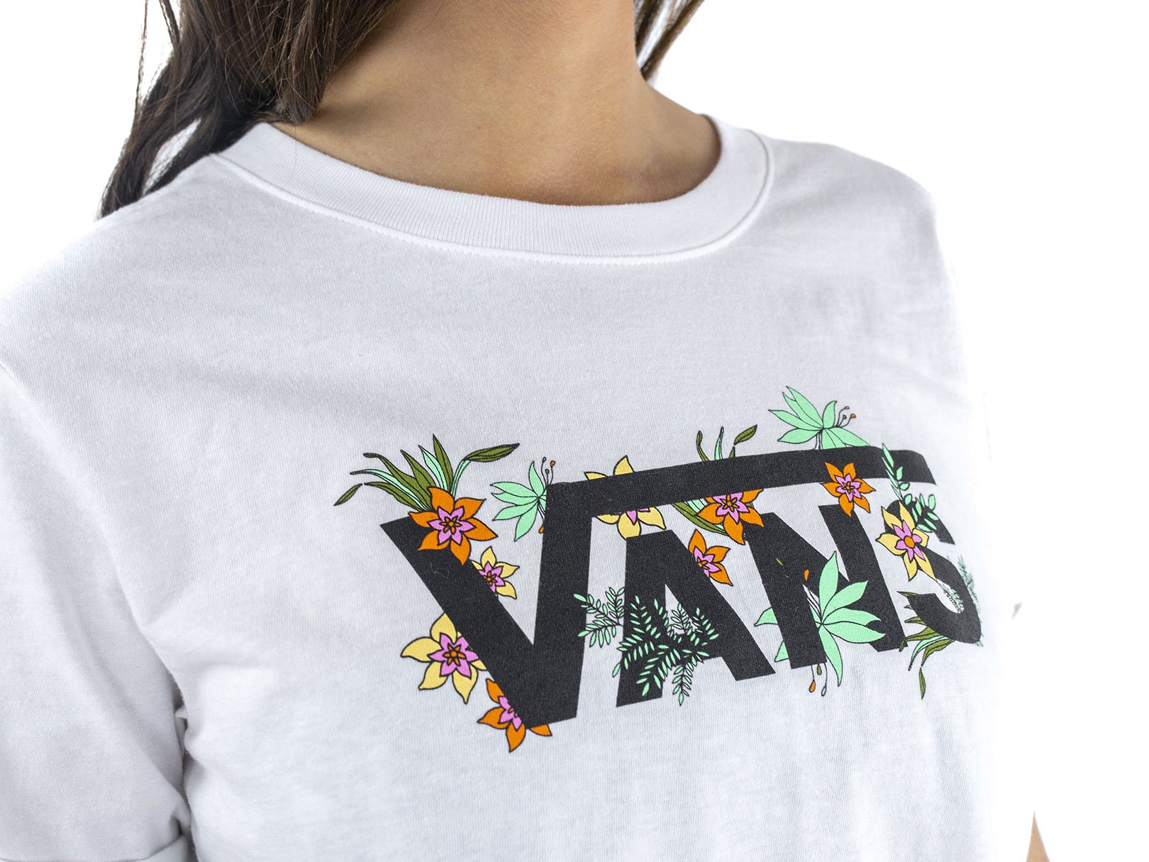 Playera con Logo de la Marca Vans para Dama