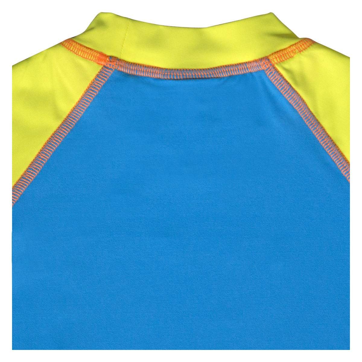 Playera Surf Manga Larga Azul Turquesa Skysoul para Niño