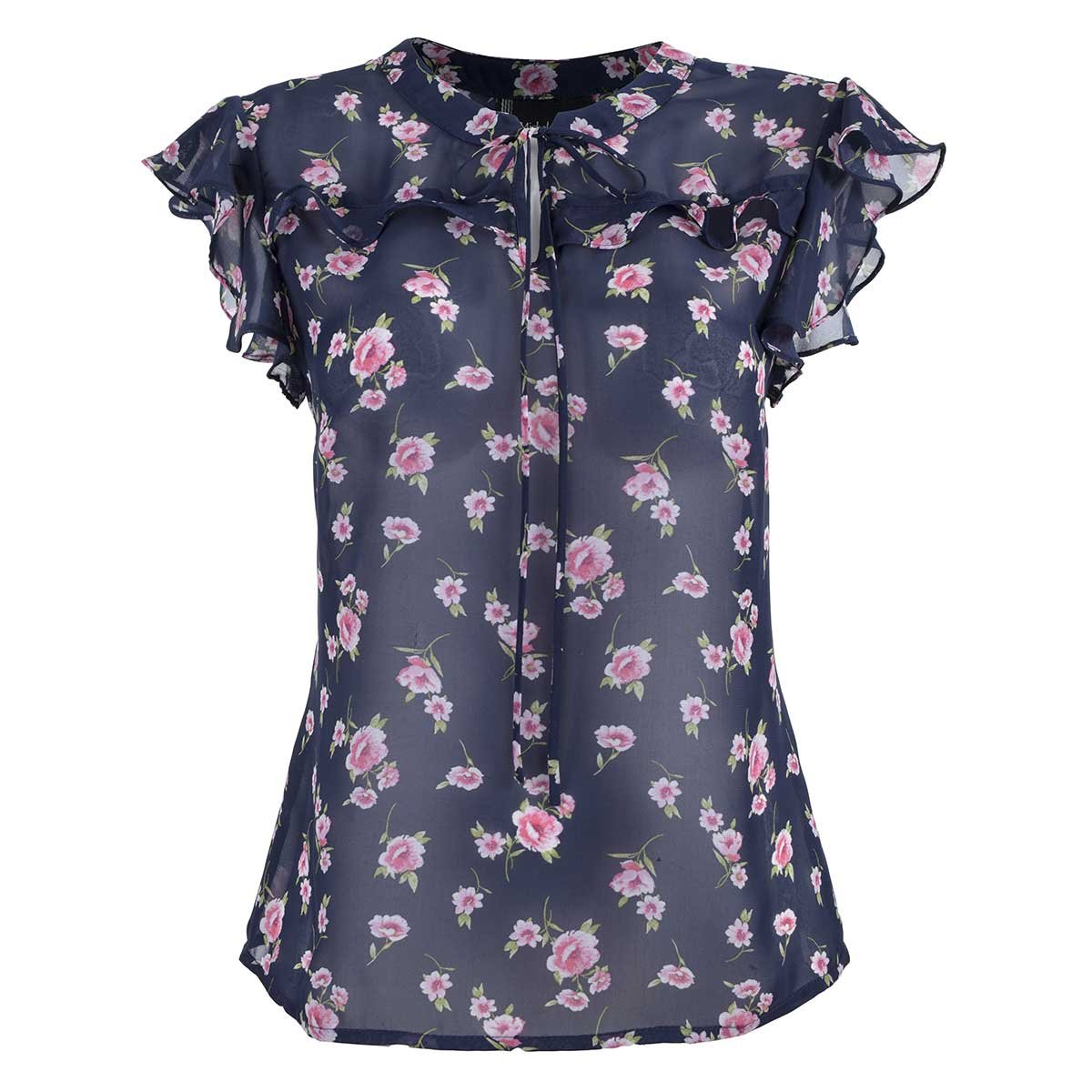 blusas con estampados de flores