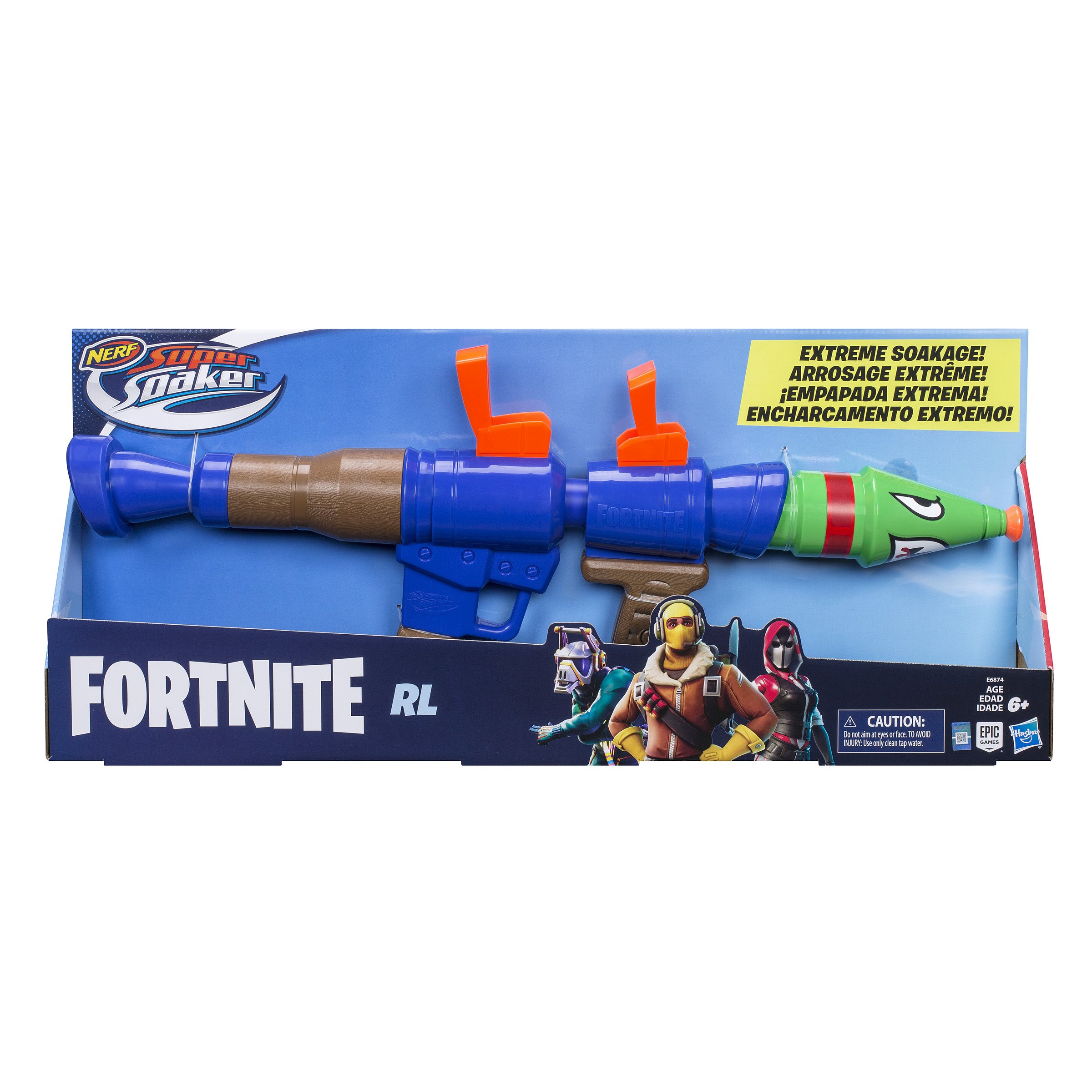 Pistolas Nerf Fortnite De Agua NERF Super Soaker Fortnite Pump SG