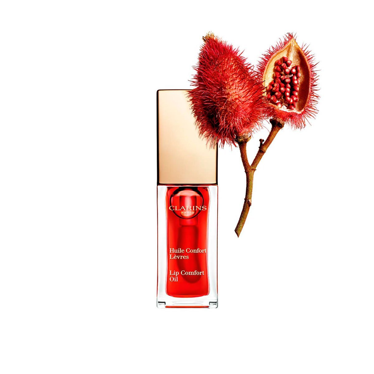 Lipstick Clarins Instant Light Lip Confort Oil 03 Red Berry