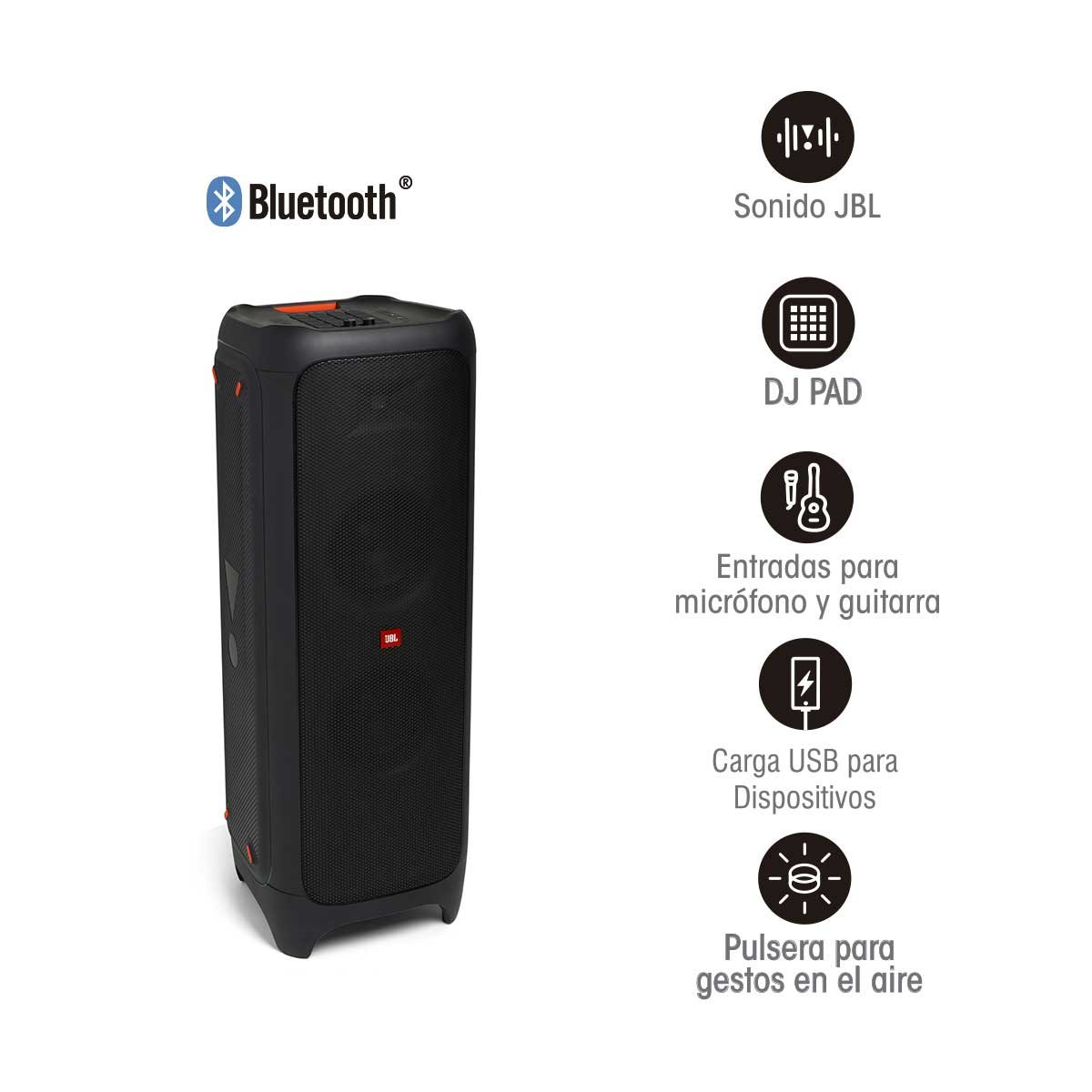 Bocina Party Box 1000 con Luces Jbl