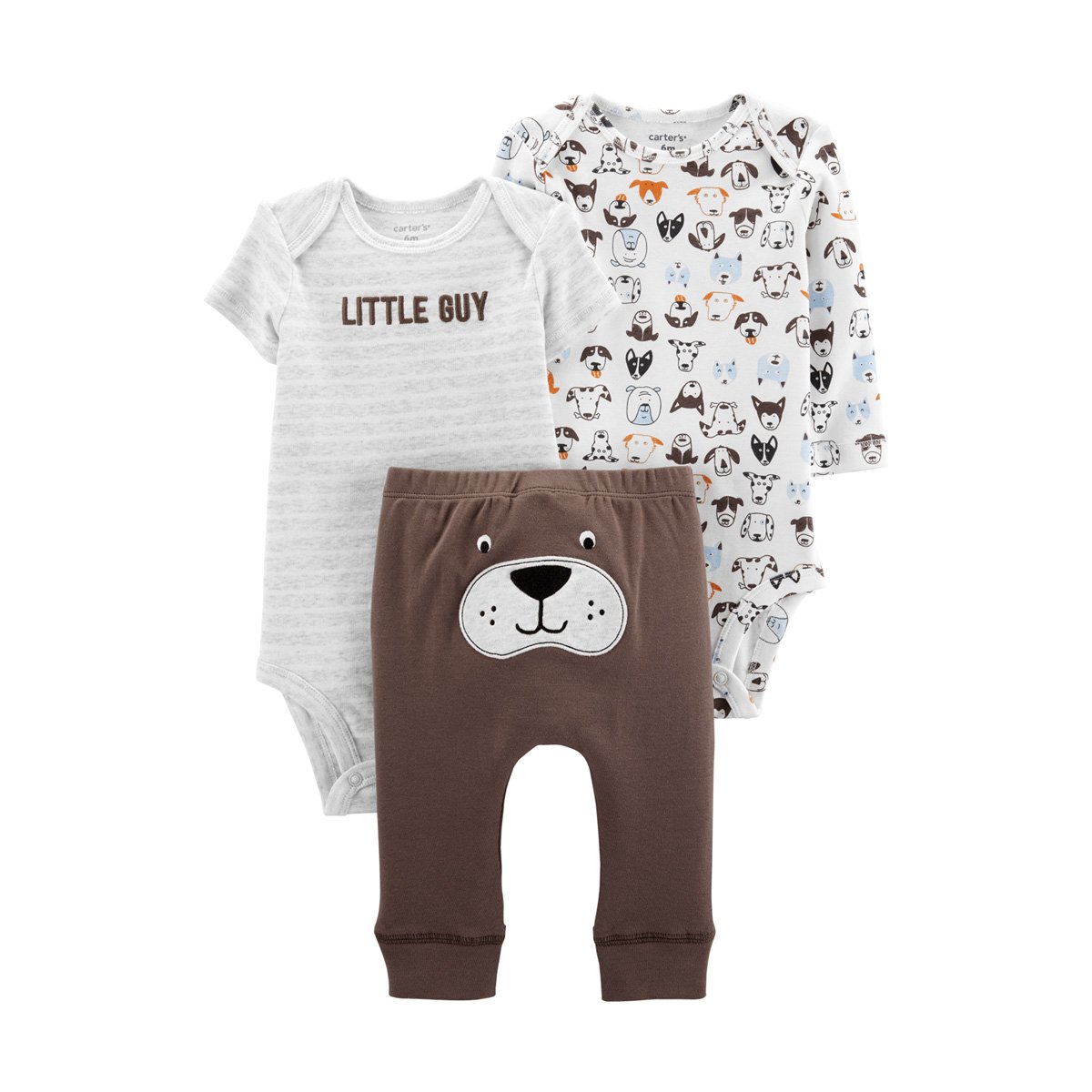 Set 2 Bodys con Pantalón con Diseño de Perritos Carters