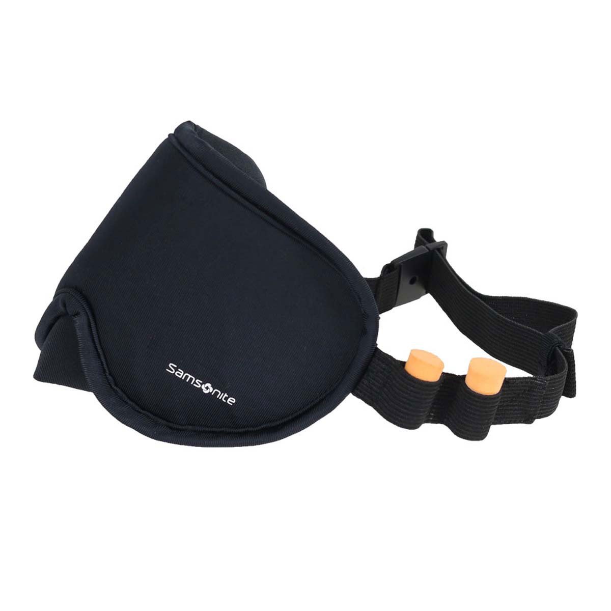 Antifaz Y Tapones de Oidos Negro Samsonite