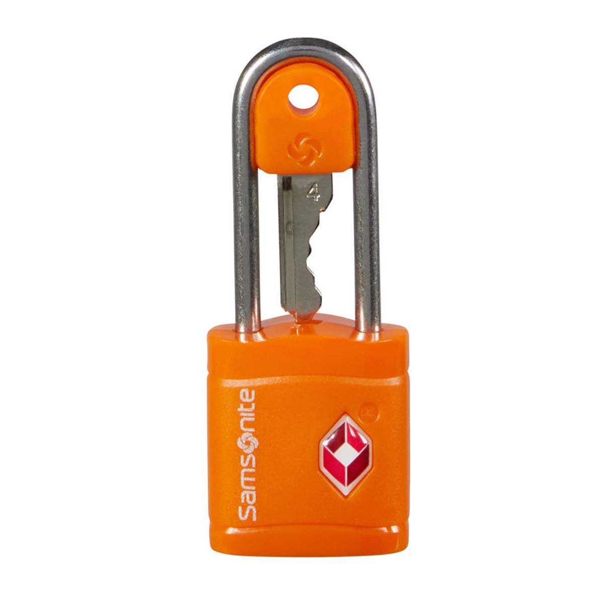 Candado de Llave Tsa Naranja Samsonite