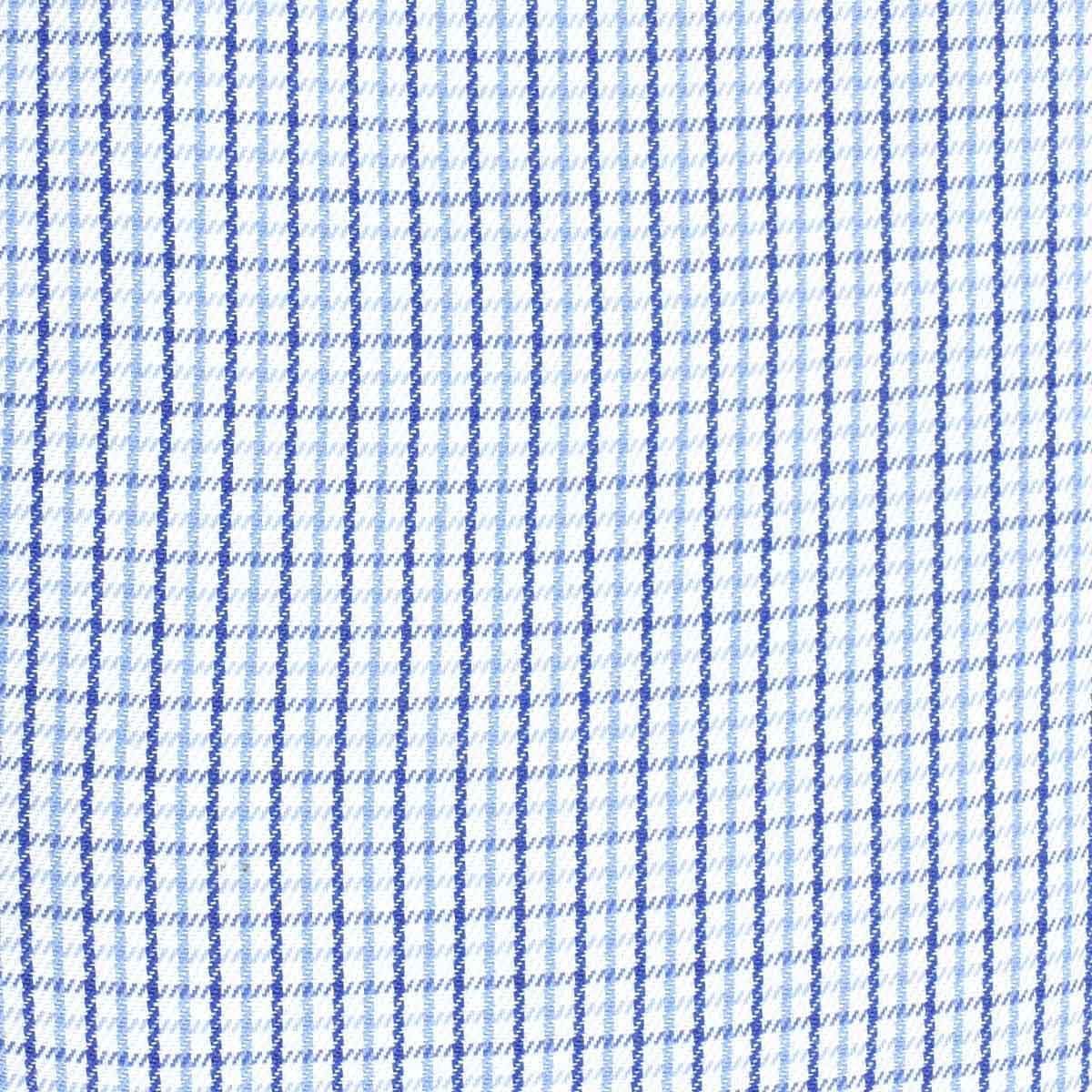 Camisa de Vestir Azul Combinado Corte Slim Cavalier. para Caballero