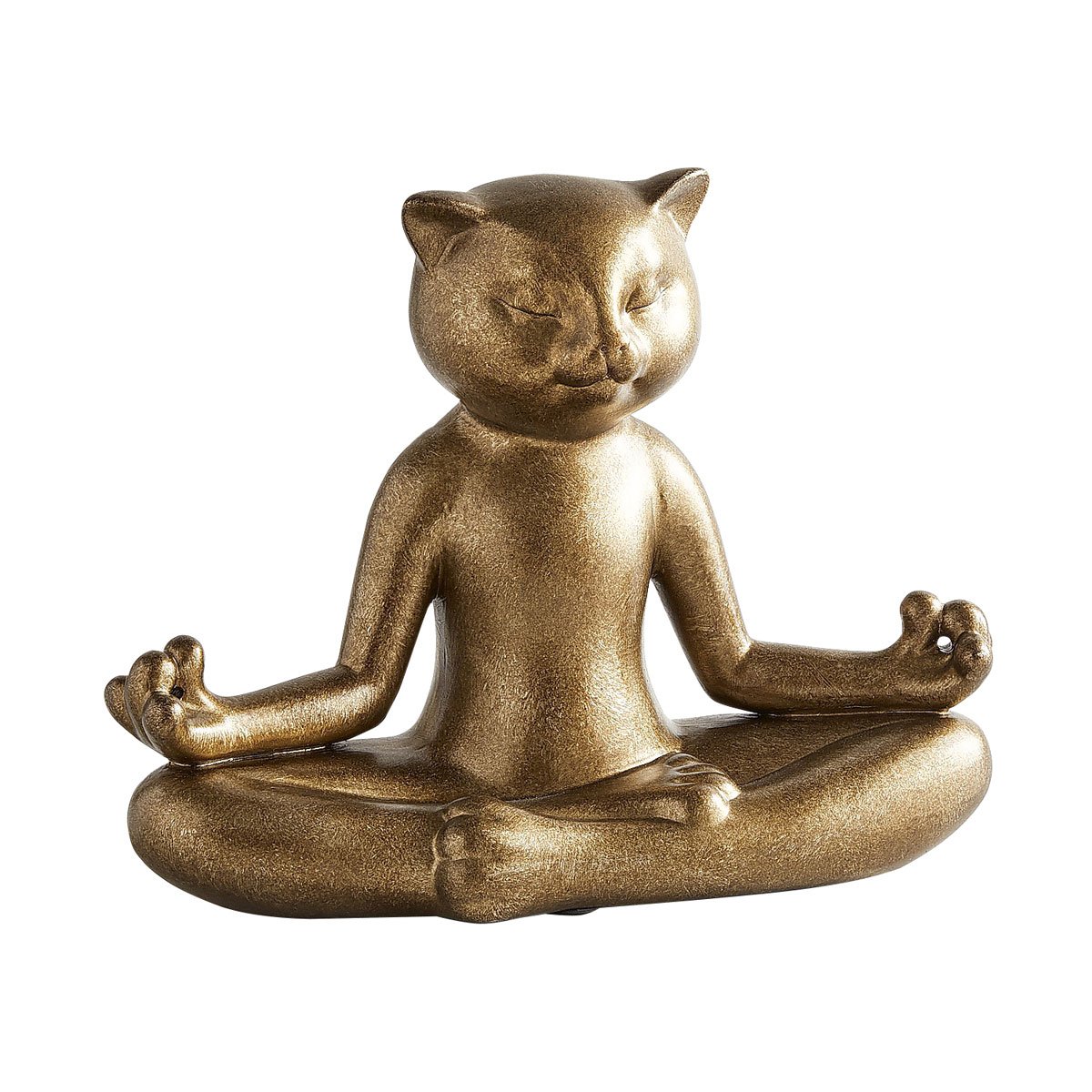 Gatto Yoga In Pietra Artificiale Veronese – Statuetta Dipinta A Mano, Posa Dell'albero, 15 Cm - 3