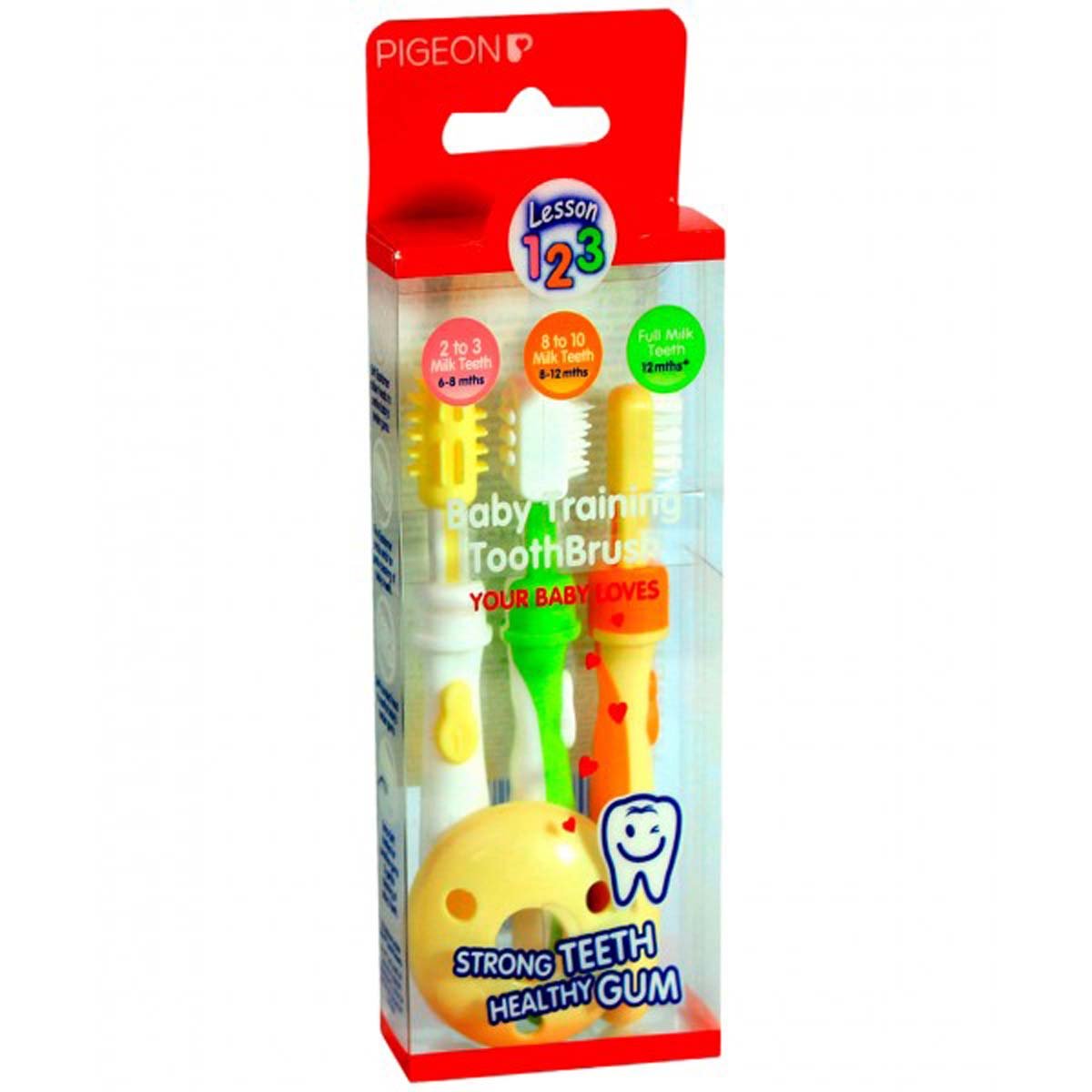 Set Cepillos Dentales para Bebé Pigeon