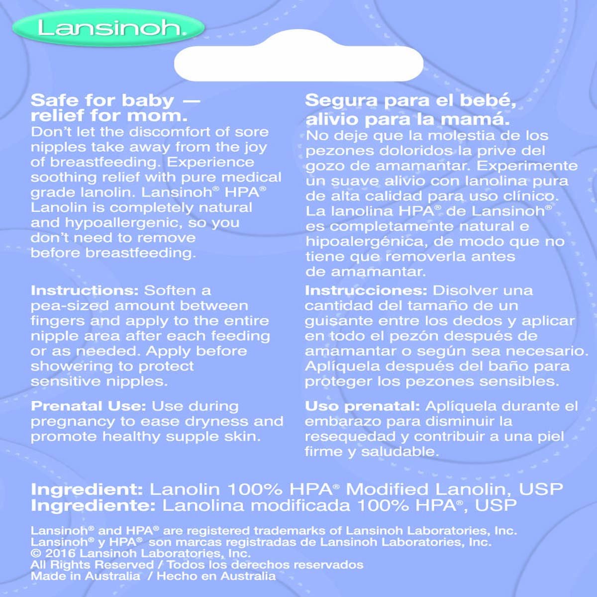 Crema Lanolina de Viaje 3 Piezas de 7 Grs. Lansinoh