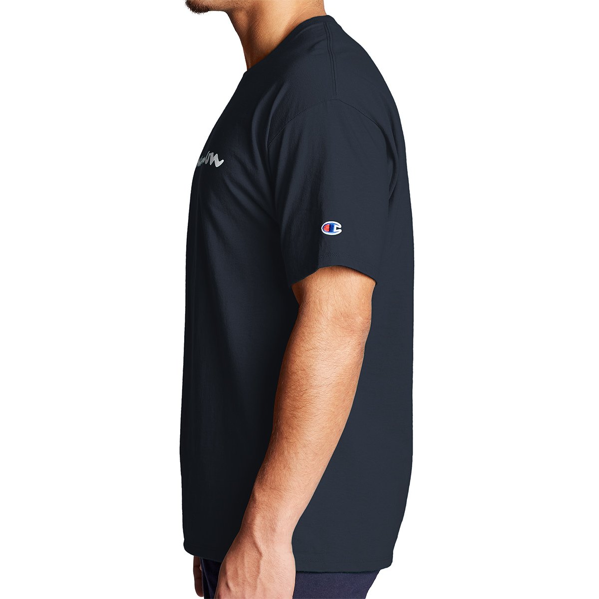 Playera Manga Corta Azul Marino Champion para Hombre