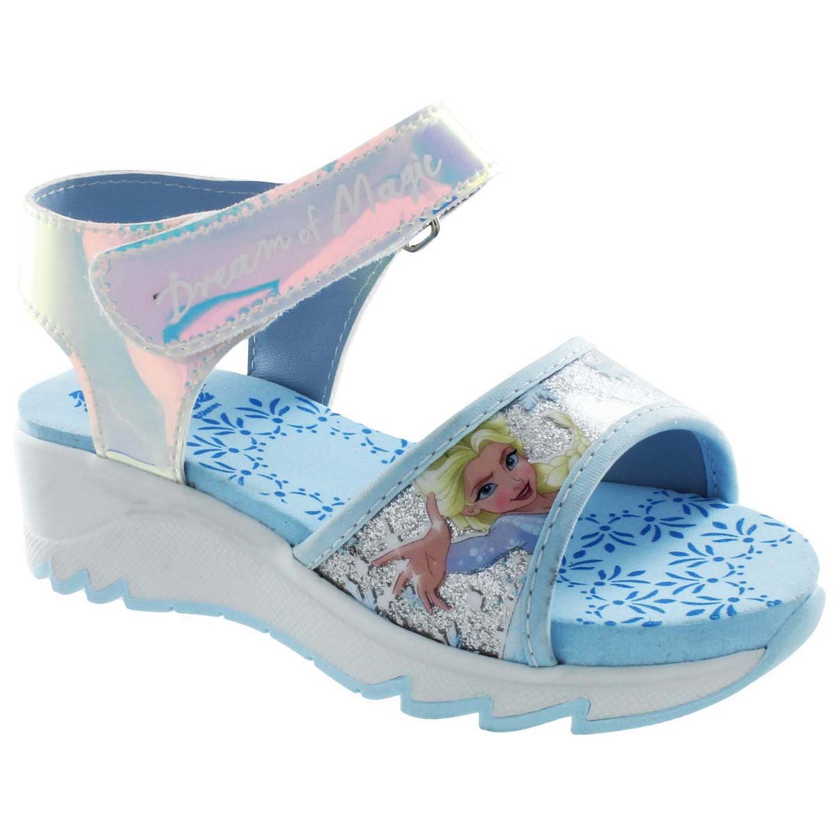 Sandalia Frozen con Velcro Personajes para Niña