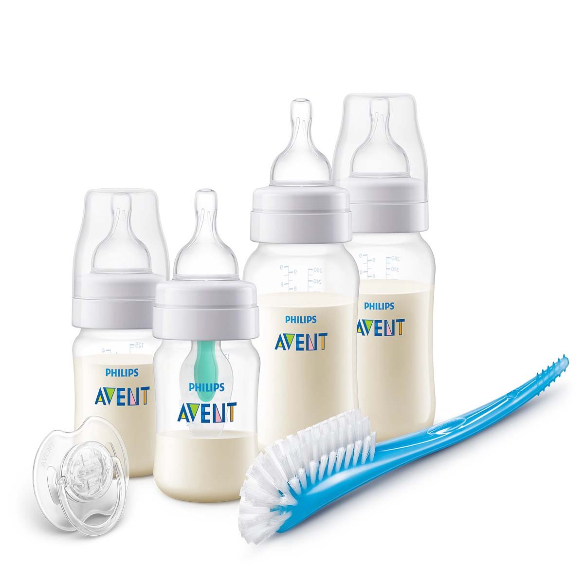 Set de Biberones Avent Anticolic con Sistema Antireflujo Airfree