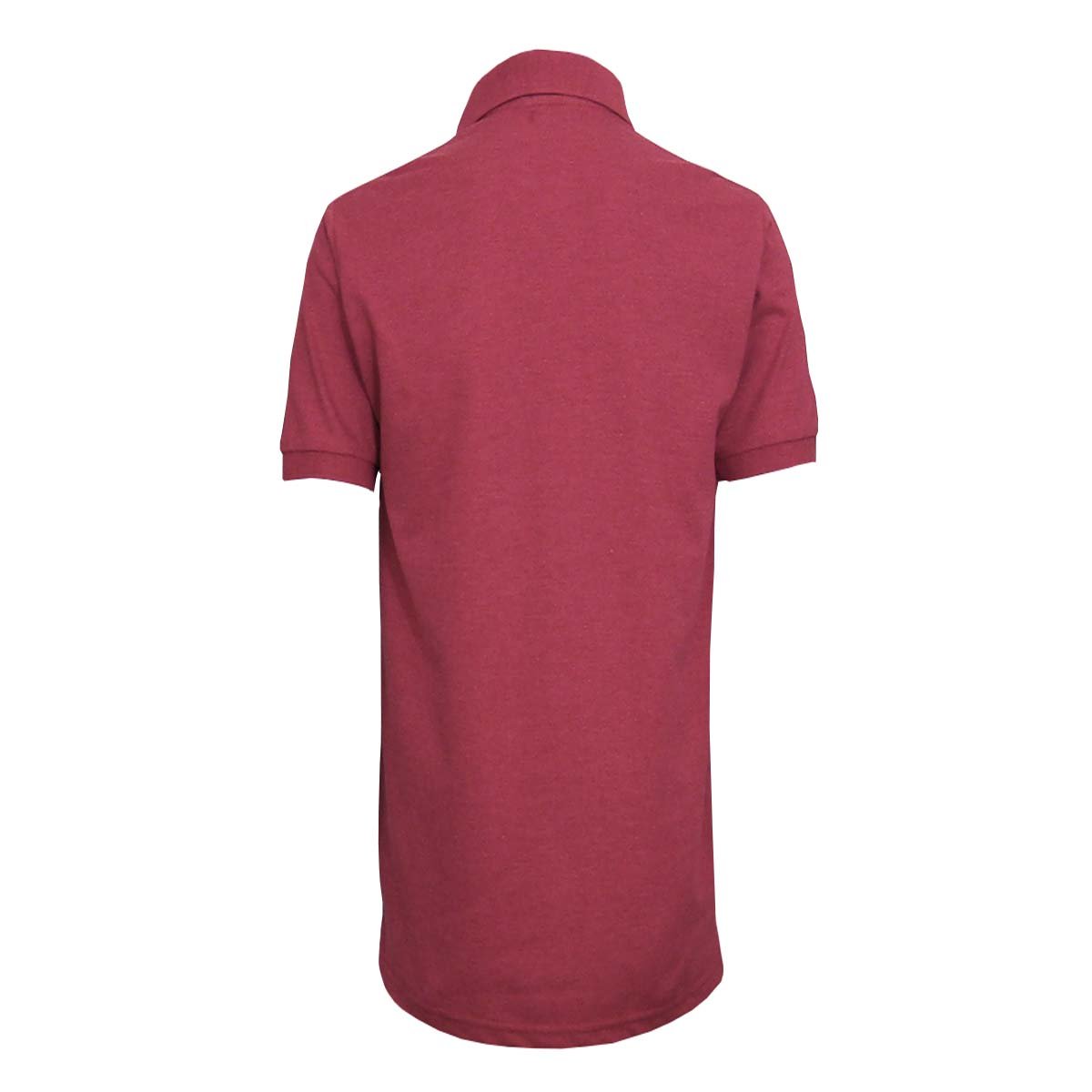 Playera Manga Corta Jaspe Rojo Obscuro Polo Club para Caballero