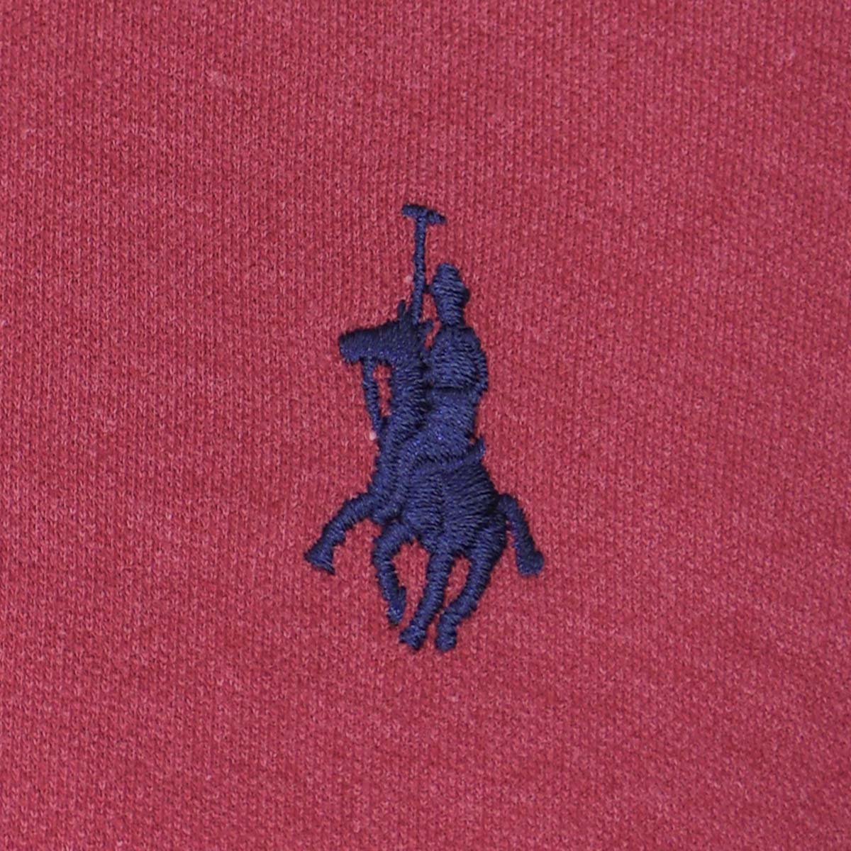 Playera Manga Corta Jaspe Rojo Obscuro Polo Club para Caballero